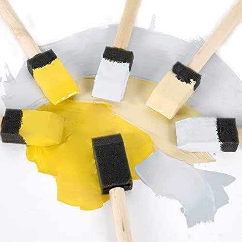 Mister Rui 24 Pack 1 Inch Foam Paint Brushes - Image 7