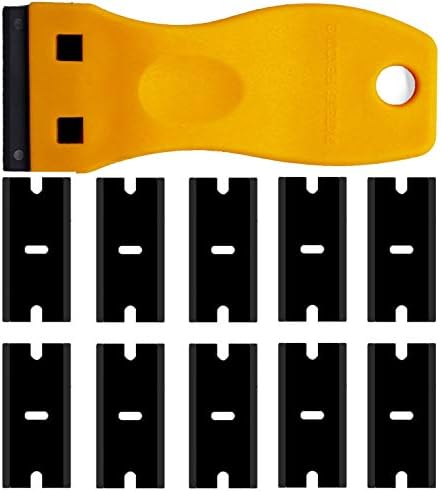 Double Edged Plastic Razor Blade Scrapers Knife by Petiy+Beauty