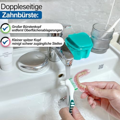2 Pack Denture Bath Case Cup - Image 7