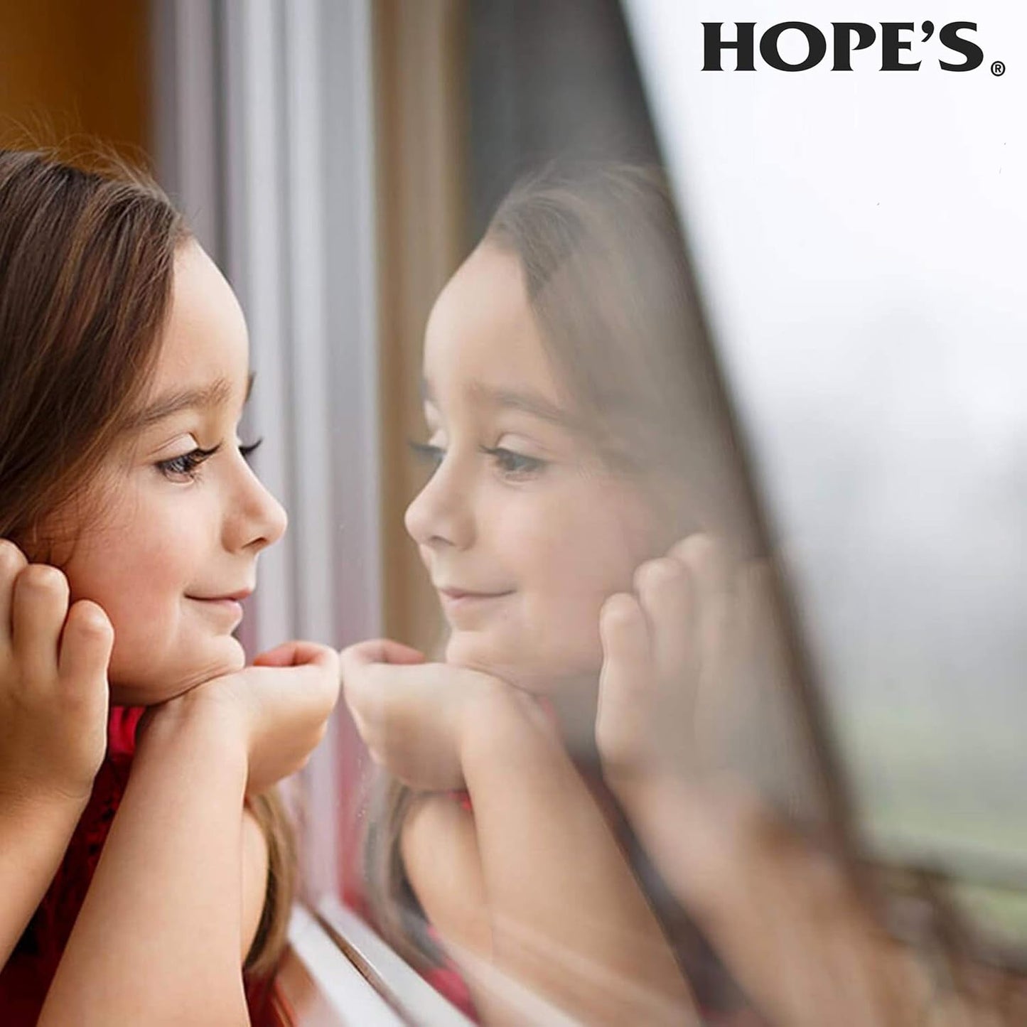 HOPE'S Perfect Glass Cleaner Spray, Streak-Free, Ammonia-Free Window, Mirror, Screen, and Shower Door Cleaner, Indoor and Outdoor Glass Surfaces, 32 Fl Oz, Pack of 1 With Microfiber Cloth