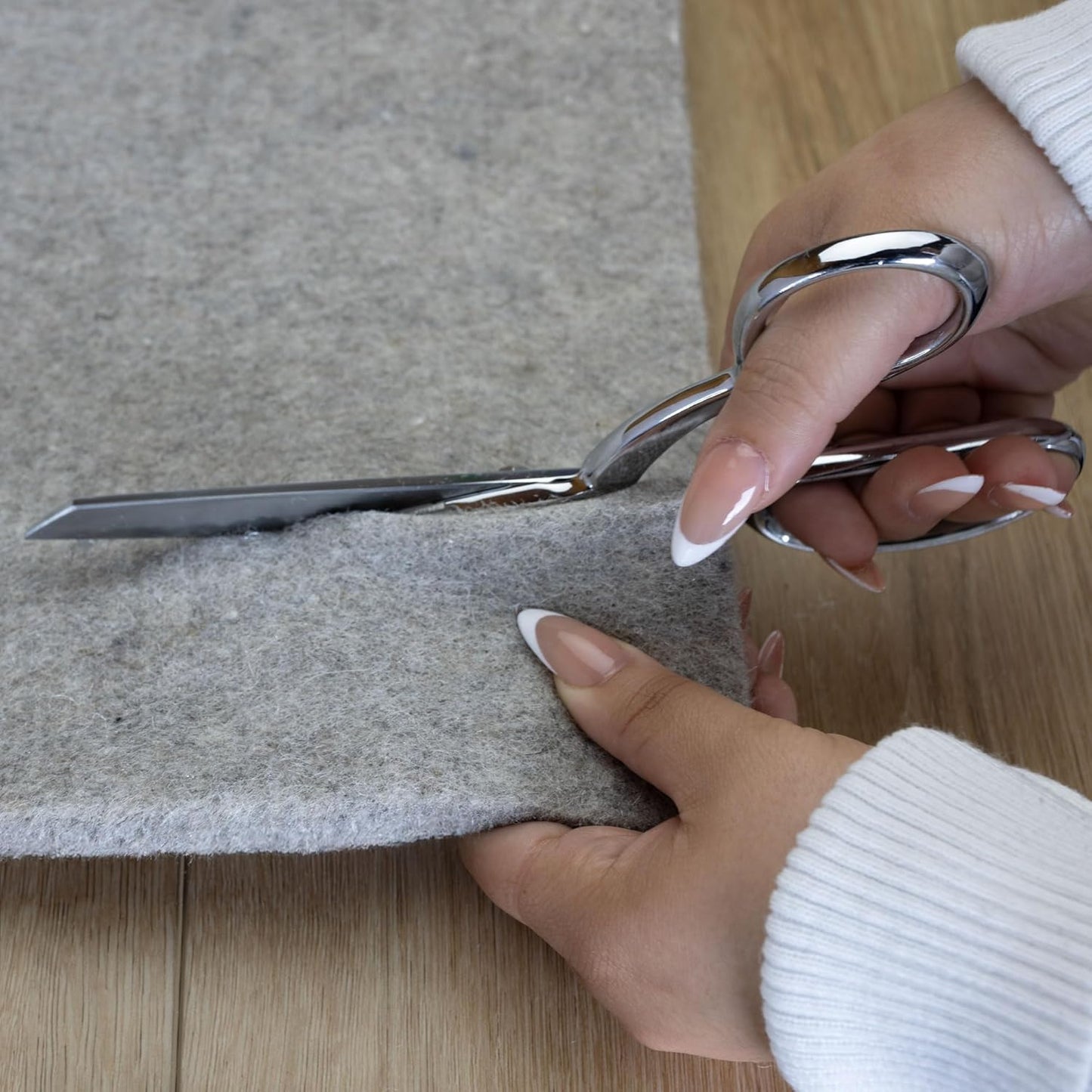 RUGPADUSA - Eco-Plush - 12'x18' - 1/2" Thick - 100% Felt - Luxurious Cushioned Rug Pad - Available in 3 Thicknesses, Many Custom Sizes