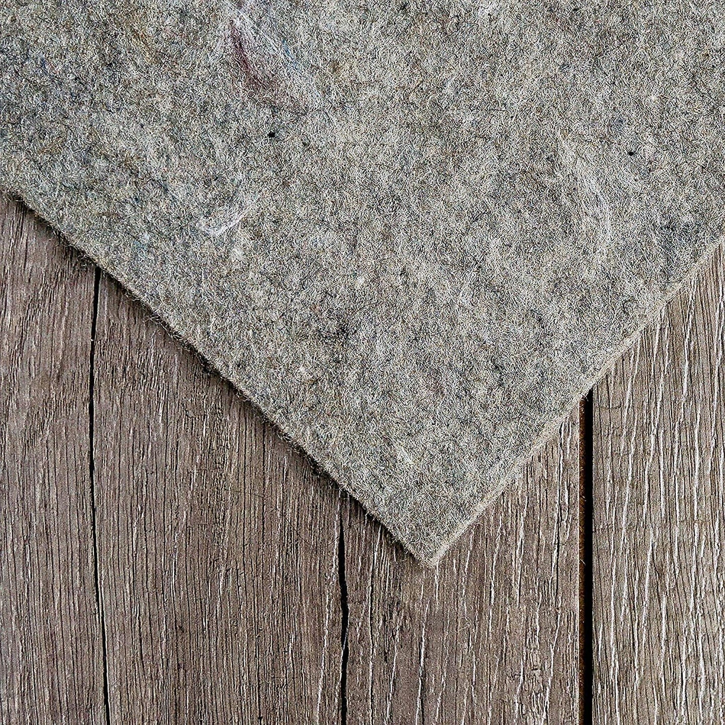 RUGPADUSA - Dual Surface - 6' Round - 1/4" Thick - Felt + Rubber - Non-Slip Backing Rug Pad - Safe for All Floors