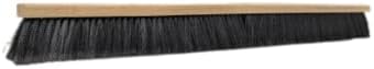 Bristles 4036 36” Indoor Push Broom Head – Heavy Duty Hardwood Block, Flagged by Janico