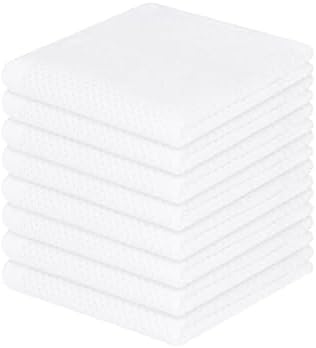 Homaxy 100% Cotton Waffle Weave Kitchen Dish Cloths 8-Pack by Homaxy