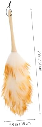Reusable Lambswool Duster with Wooden Handle - Image 2