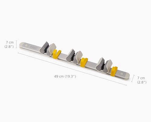 Joseph Joseph CleanTech Wall Mounted Mop & Broom Organizer - Image 4