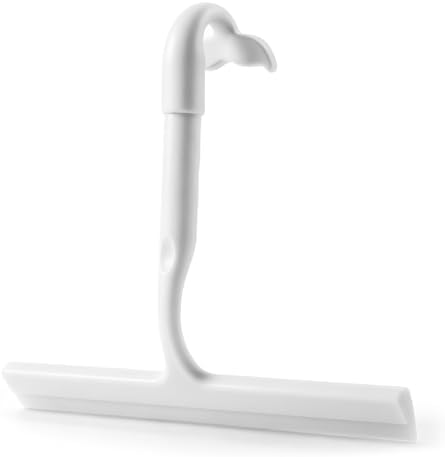 Shower Squeegee for Glass Doors, 9.8" W-Silicone, Streak-Free by Craffel