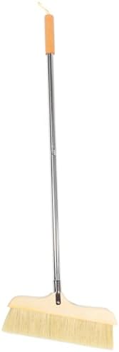 Wooden Broom Soft Bristle Indoor Sweeper by OHPHCALL