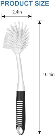 SetSail Dish Brush with Handle, 2 Pack Stiff Bristles Dish Scrubber with - Image 2
