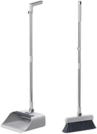 Broom and Dustpan Set, Kitchen Broom, Broom and Dustpan Set Heavy Duty by Unknown