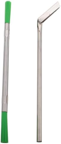 PRETYZOOM 2Pcs 9-Inch Elevator Track Cleaner Brush and Metal Scraper Set by PRETYZOOM