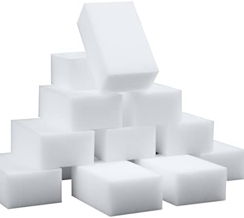 100 Pack Magic Sponge Eraser Extra Thick and Long Lasting Melamine Cleaning by SmilePowo