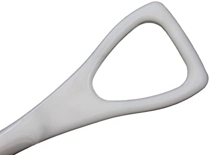 Bully Tools 42" One-Piece Poly Scoop Shovel D-Grip White, Made in USA - Image 4