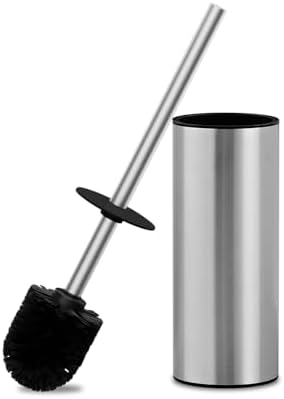 04 Stainless Steel Toilet Bowl Cleaner Brush and Holder Set by YIGUANXIN