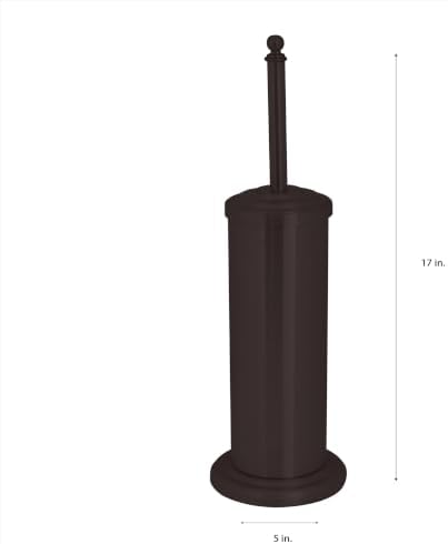 3 Piece Bathroom Set Stainless Steel, Trash Can Toilet Brush Plunger - Image 7