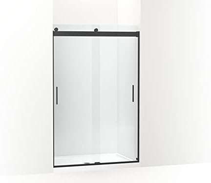 Levity Sliding Shower Door, 74-in H X 43-5/8-47-5/8-in W, by Unknown