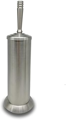 Brushed Nickel Toilet Bowl Brush by IndecorHome