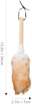 Wool Duster Small Handheld Car and Home Dust Cleaning Tool - Image 2