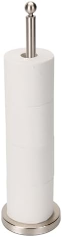Toilet Paper Holder Free Standing, Spare Toilet Paper Roll Storage Stand by Kalitro