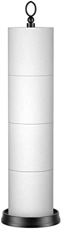 ROLABAM Heavy Weighted Toilet Paper Holder Free Standing, Spare Toilet Paper by ROLABAM
