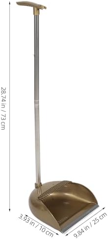 GANAZONO Broom Dustpan Scraper Set Long Handle Stand Up Broom Combo Dustpan - Image 5