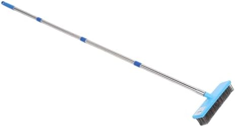 Fabater Deck Brush, 30cm Heavy Duty Telescopic Handle Wire Brush, Floor Scrubber - Image 5