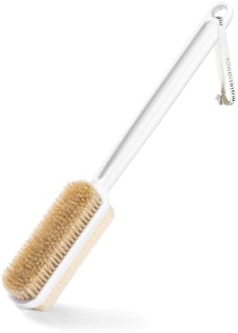 MainBasics Shower Brush Back Scrubber, Dual Sided Body Brush, Long Handle by MainBasics
