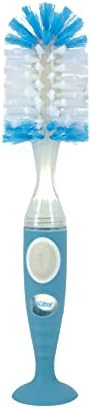 Nuby Easy Clean Dispensing Soft and Durable Bristle Bottle Brush by NubyUSA