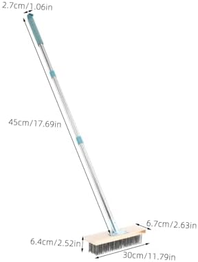 MERRYHAPY Stainless Steel Heavy Duty Deck Scrub Brush - Image 2