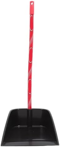 NUOBESTY Plastic Dustpan with Long Handle Upright Lobby Dustpan Stand Up Indoor by NUOBESTY
