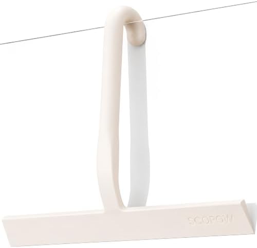 10 Inch Silicone Shower Squeegee by SCOPOW