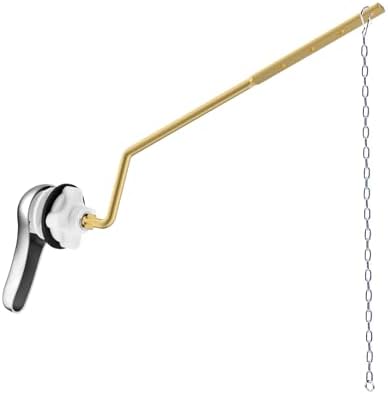 Hibbent Metal Side Mount Toilet Handle Replacement Kit by Hibbent