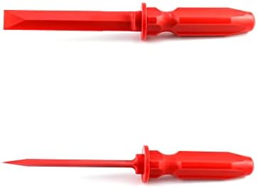QWORK Chisel Scraper, 2 Pack Wheel Weight Remover, Non-Marring Plastic Scraper - Image 3