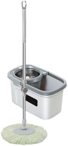 Cleaning System Spin Mop, Mop And Bucket by Unknown