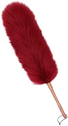 Duster for Cleaning with Solid Wooden Handle, Anti-Static Dusters，Washable by Unknown