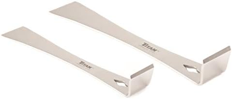 Titan 17005 2-Piece Stainless Steel Pry Bar Scraper Set by Titan