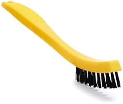 Rubbermaid Commercial Products 8.5" Tile and Grout Scrub Brush, Plastic Bristles by RubbermaidCommercialProducts