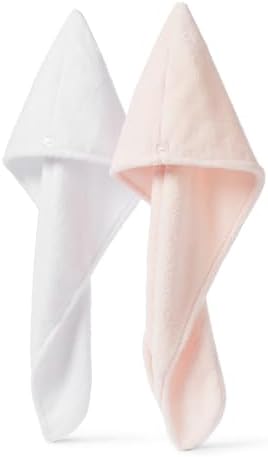 Amazon Basics Quick Dry Microfiber Hair Towel Wrap, Hair Drying Towel by AmazonBasics