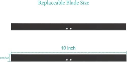 Standard Shower Glass Doors Squeegee Replacement Silicone Rubber Blade 10 inch - Image 2