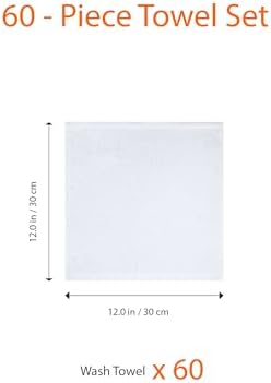 Amazon Basics Highly Absorbent, Fast Drying 100% Cotton Washcloths - Image 5