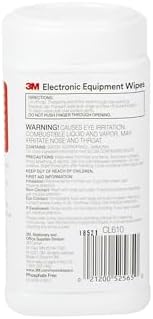 3M Antistatic Wipes, 80-Count Canister, Safe - Image 7