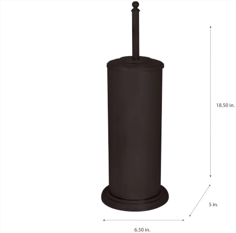 3 Piece Bathroom Set Stainless Steel, Trash Can Toilet Brush Plunger - Image 6