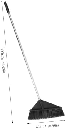Healifty Heavy Duty Long Handle Stiff Bristle Broom - Image 2