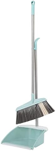 Broom and Dustpan Set for Home, Long Handle Broom by Unknown
