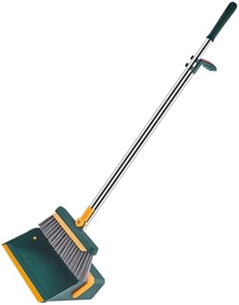 FOMIYES 1 Set Folding Broom Dustpan Commercial Dust Pan Long Handle Dust Pan by FOMIYES