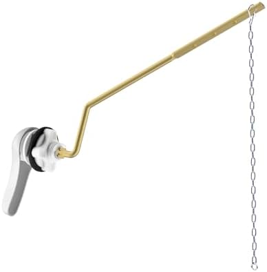 Hibbent Metal Side Mount Toilet Handle Replacement Kit by Hibbent