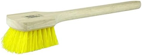 Weiler 44016 20" Utility Scrub Brush, Long Handle, Wood Block by WeilerAbrasives