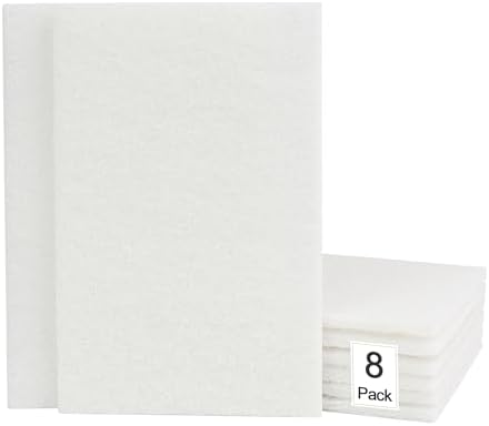 QZATTCAE 6"x9" Light Duty Scuff Pads 8 Pack by QZATTCAEN