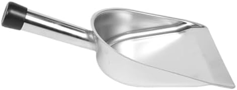 Steel Thickened Shovel Dustpan Handheld Stainless Black Garbage by HANABASS