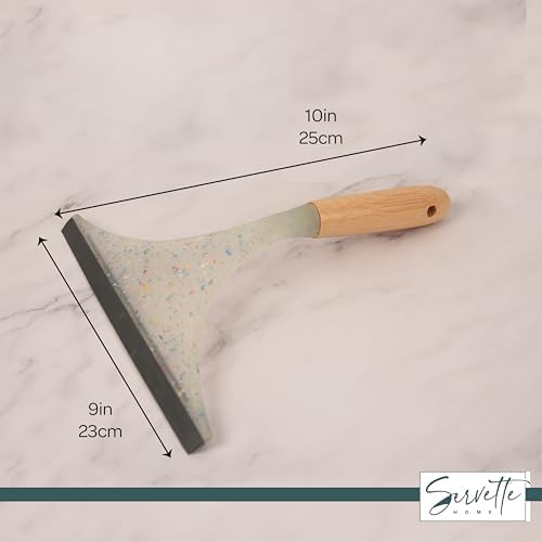 Household Squeegee with Wood or Bamboo Handle, Streak-Free Surface Cleaner - Image 5